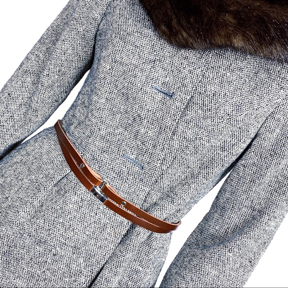 Double-Wrap Leather Belt